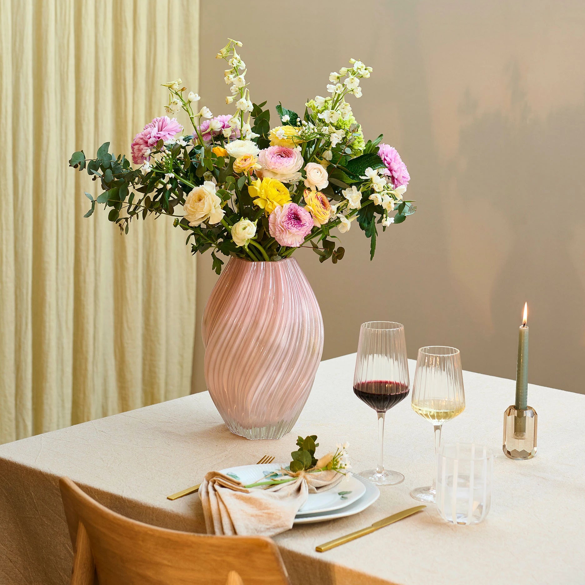 Glamour Rotweinglas 2 Stk.